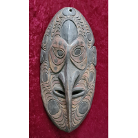 Masker (uit een mannenhuis) Papoea-Nieuw-Guinea